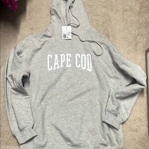 *NWT* Forever 21 Oversized Gray Cape Cod Hoodie